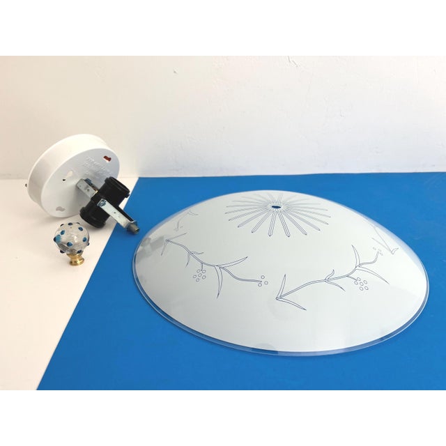 Modern Sunburst & Branches Flush Light For Sale - Image 17 of 18