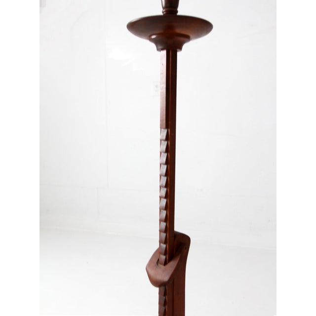 Early 20th Century Antique Arts & Crafts Adjustable Floor Lamp For Sale - Image 5 of 18