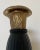 Vintage Late 19th Century Solid Brass and Black Candlestick For Sale - Image 4 of 8