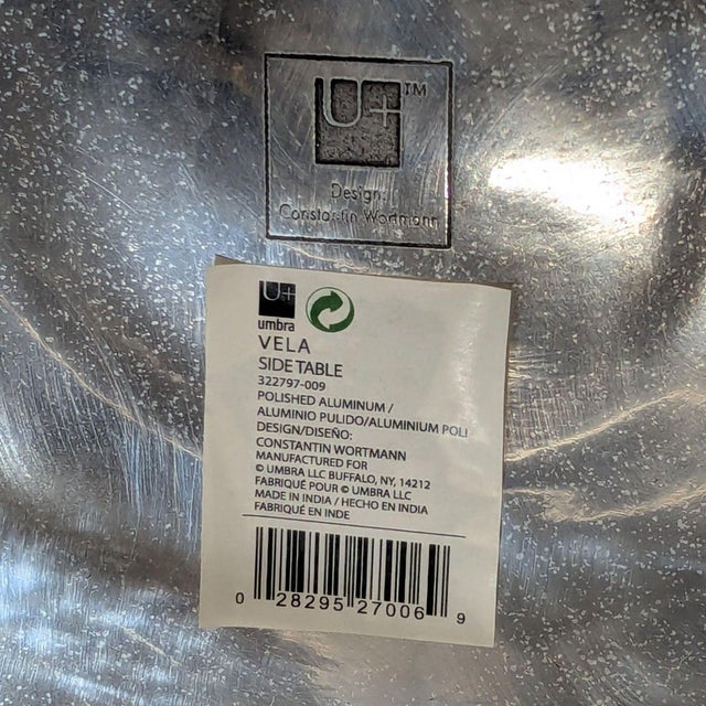 Umbra Vela Side Table For Sale In San Francisco - Image 6 of 6