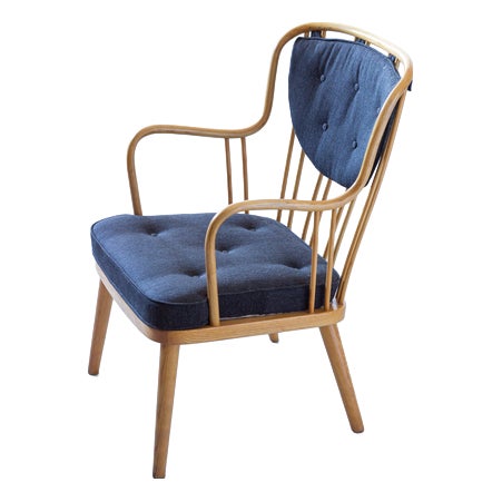 Vintage Armchair by Aage Herman Olsen, 1940s For Sale