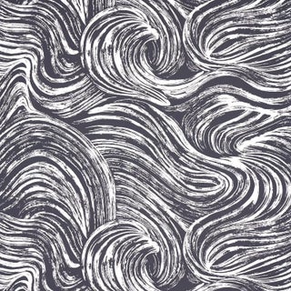 Schumacher Shio Wallpaper in Carbon For Sale