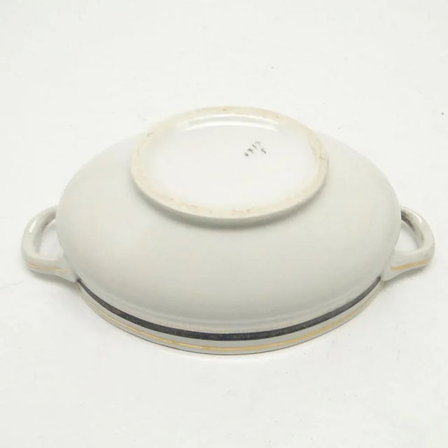 Art Deco Gravy Boat from Epiag Pottery, Former Czechoslovakia, 1920s For Sale - Image 3 of 13
