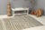 Mid 20th Century Mid 20th Century White & Gray Vintage Kilim Rug For Sale In Los Angeles - Image 6 of 7
