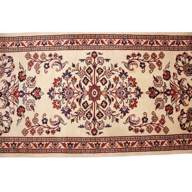 Textile Middle Eastern Hand-Knotted Sarough Rug For Sale - Image 7 of 11