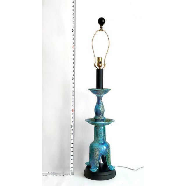 Haeger Lamp by Helmut Bruchman Haeger 1950s For Sale - Image 4 of 10