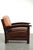 Art Deco Cognac Colored Cowhide Armchair For Sale - Image 3 of 13