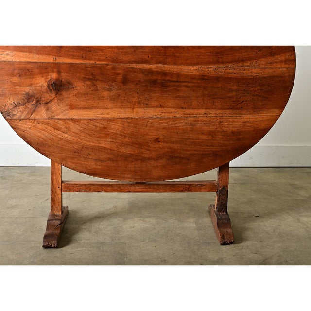 French 19th Century Walnut Wine Taster's Table For Sale - Image 9 of 15
