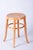 Brown Mid-Century Stool in Sold Beech and Plywood, Czech, 1950s For Sale - Image 8 of 8