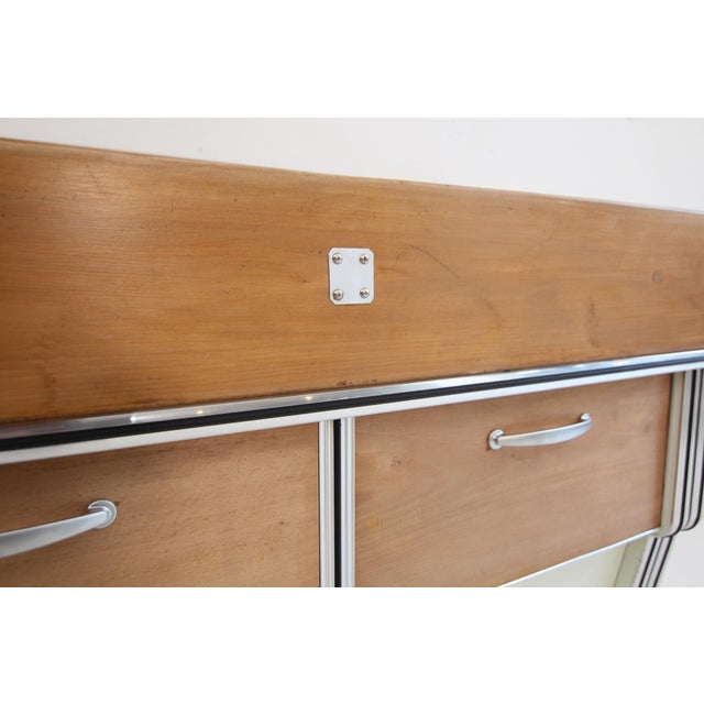 Mid-Century Modern Art Deco Streamlined Butcher's Block, 1930s For Sale - Image 9 of 18