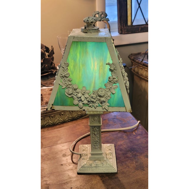 1920s Art Deco French Small Desk Lamp For Sale - Image 10 of 10