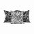Premier Prints MM Designs Black White Botanical Floral Leaf Leaves Pillow Covers- 3 Pc Set For Sale - Image 10 of 10