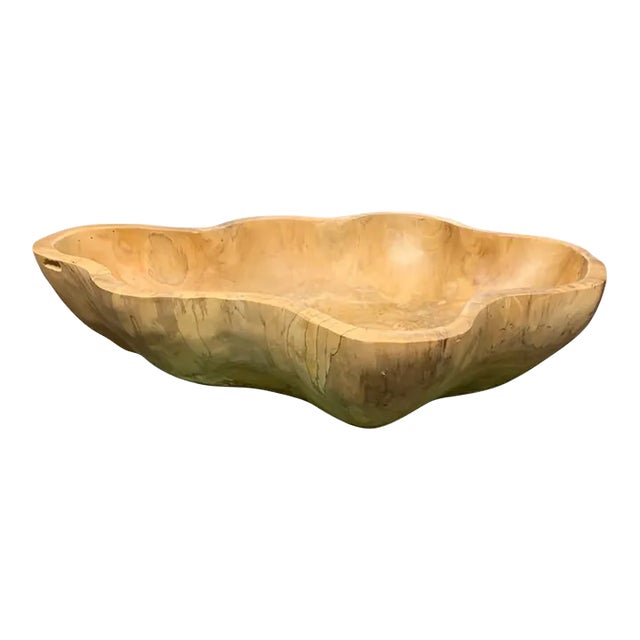 Medium Wooden Bowl For Sale