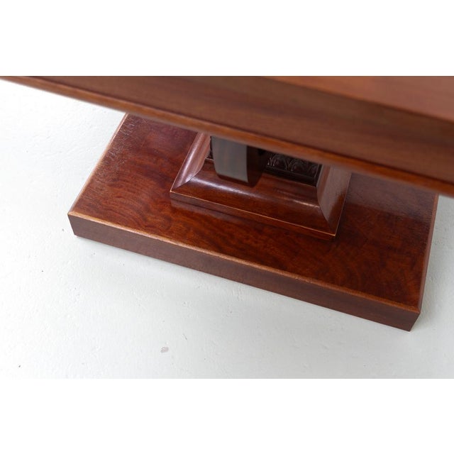 Danish Art Deco Mahogany Center Table, 1920s For Sale - Image 14 of 18