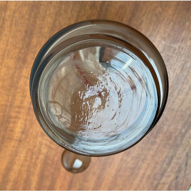 Glass Mid-Century German Glass Carafe, 1960s For Sale - Image 7 of 18