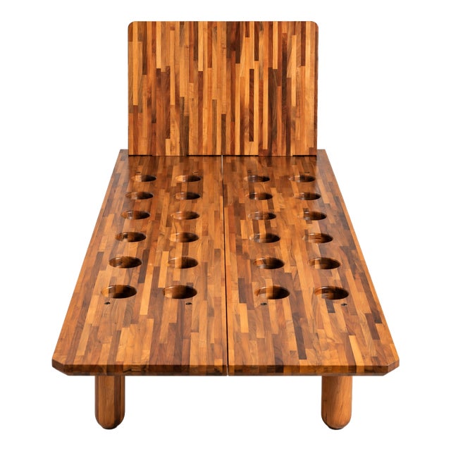 Modernist Single Beds in Wood, 1970, Set of 2 For Sale