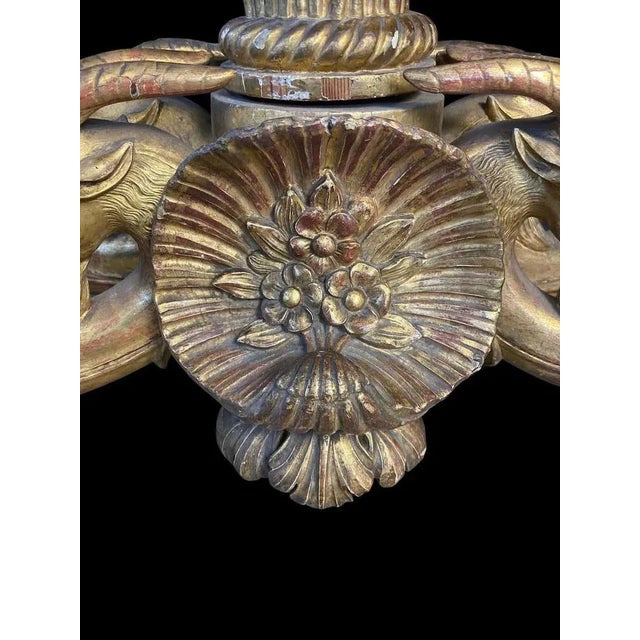 Italian Rococo Console with White Marble Top, 18th-19th Century For Sale - Image 15 of 16