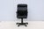 Metal Knoll Bulldog Executive Ergonomic Office Desk Chair in Black Leather, Adjustable For Sale - Image 7 of 18