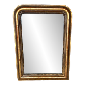 Late 19th Century French Louis Philippe Giltwood Wall Mirror