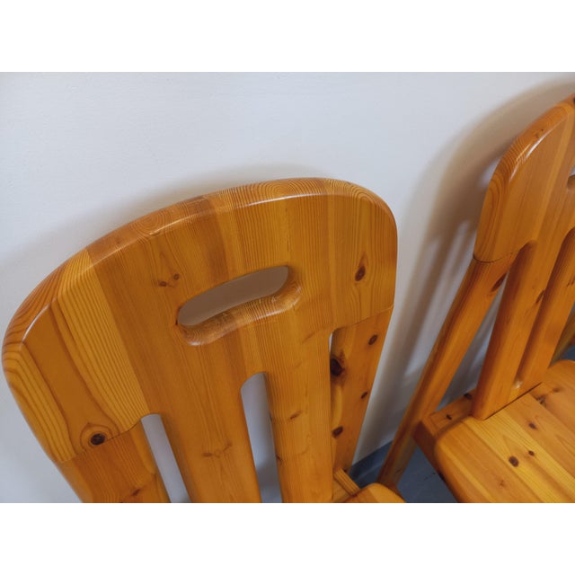 Vintage Pine Chairs, 1970s, Set of 4 For Sale - Image 18 of 18