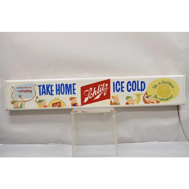 Vintage 1958 Jos. Schiltz Large 73" Lighted Brewing Beer Advertisement Bar Sign For Sale - Image 13 of 13