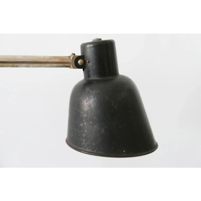 German Bauhaus Metal 2-Armed Table Lamp from Bünte und Remmler, 1920s For Sale - Image 16 of 18