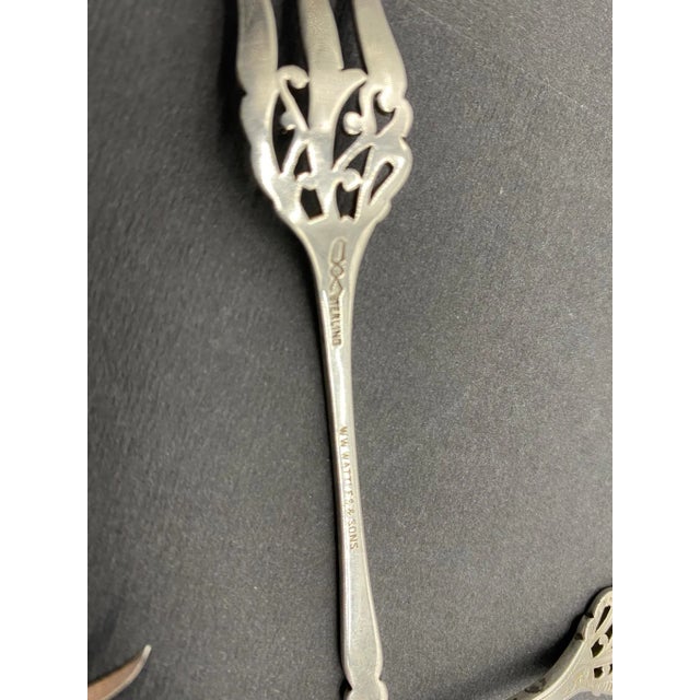 Antique Victorian Dominick & Haff Sterling Silver Seafood