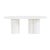 Elora White Lacquer Oval Dining Table For Sale - Image 10 of 10