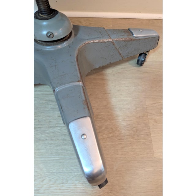 Vintage 1967 Industrial Tanker Desk Chair – Techfab Military Spec For Sale - Image 11 of 16