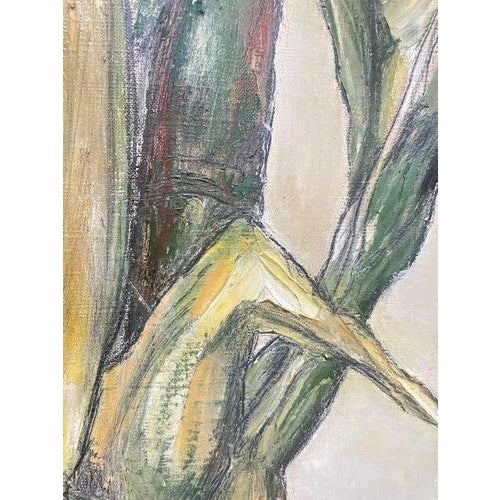 Miyazaki Kumiko, Morokoshi I (Corn I), 1930-1940, Oil Painting For Sale - Image 6 of 11