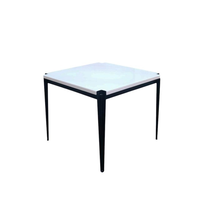 1950s Marble Top T61 Side Table by Osvaldo Borsani for Tecno, Italy, 1950s For Sale - Image 5 of 9