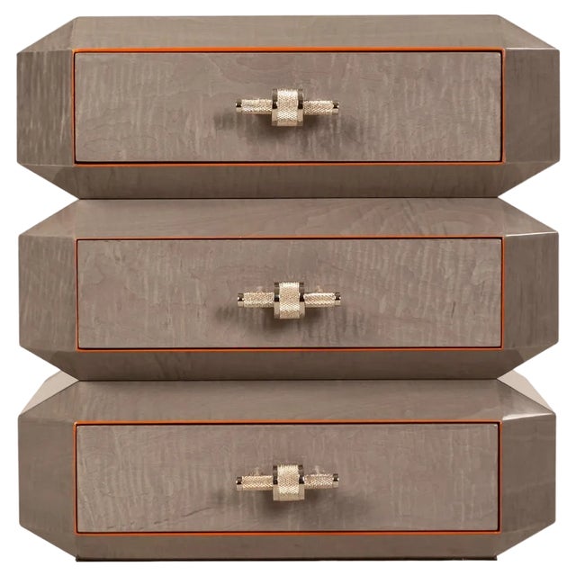 Vertigo Bedside Table by Memoir Essence For Sale