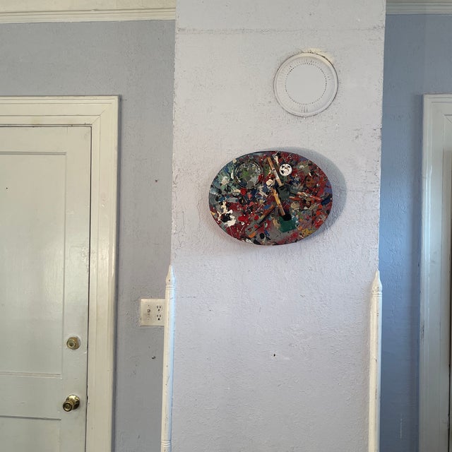 Abstract Expressionism John Frates Palette #1, Mid Century Modern, Memorabilia, Studio Artifact For Sale - Image 3 of 4