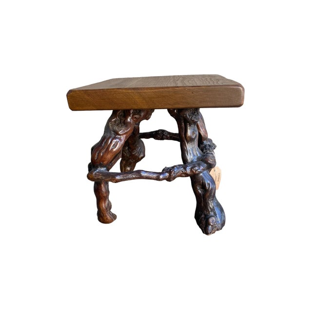 1990s French Grapevine Stool For Sale - Image 4 of 7