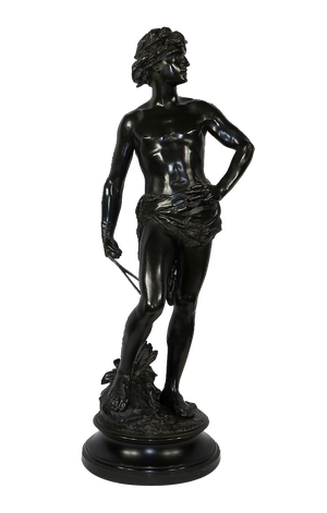 A. Gaudez, David, Late 19th Century, Bronze