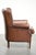 Dark Brown Sheepskin Wingback Lounge Chair For Sale - Image 3 of 14