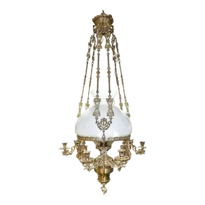 1970s Art Nouveau-Victorian Light Fixture