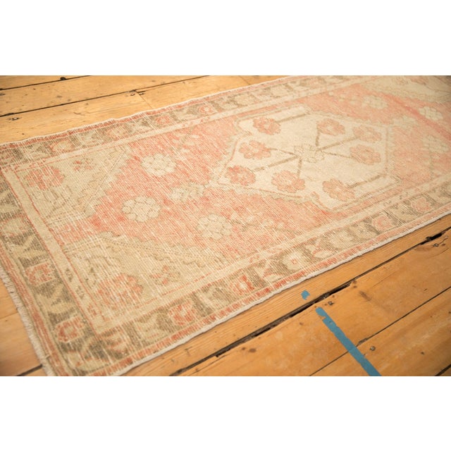 Old New House Vintage Distressed Oushak Rug Runner - 2'8" x 6'5" For Sale - Image 4 of 10