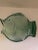 Mid-Century’s Carp Fish Open Mouth Pressed Clear Green Glass Vase For Sale - Image 10 of 12