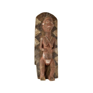 Early 20th Century Pende Figural Wood Plank