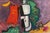 Leo Roth, Israeli Kibbutz Artist Judaica Shul Torah Ark Surrealist Gouache Painting For Sale