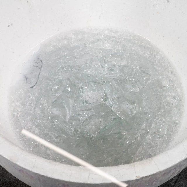 Industrial Salvaged Melt Pot Coffee Table For Sale - Image 11 of 12