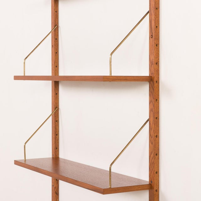 Danish Teak Shelving Unt with Desk in the style of Poul Cadovius, 1960s For Sale - Image 11 of 14