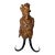 Late 19th Century Black Forest Whip Carved Dog With Glass Eyes For Sale
