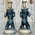 Black Vintage Boho Male Figure Candlesticks - a Pair For Sale - Image 8 of 9