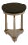 Empire Tripod Pedestal Table With Black Marble Top For Sale