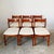 Mid-Century Modern Vintage Teak Chairs by Ilmari Tapiovaara for La Permanente in Cantù, 1960s, Set of 6 For Sale - Image 3 of 14