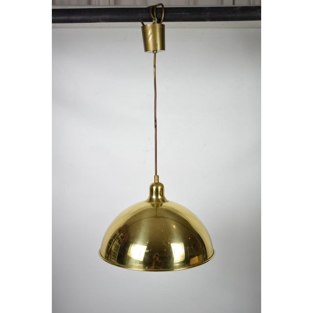 Brass Hanging Lamp, 70s For Sale - Image 10 of 14