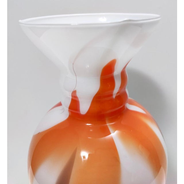 Brown Vintage Italian Murano Glass Vase by Carlo Moretti, 1970s For Sale - Image 8 of 14
