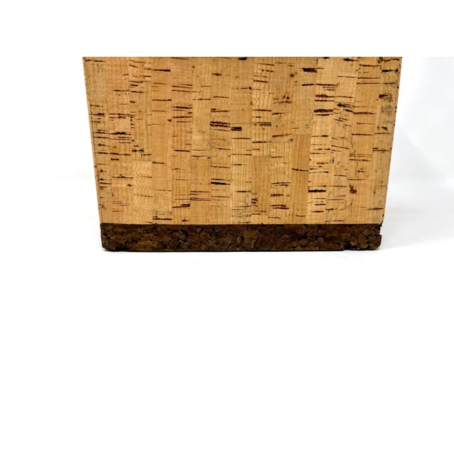 1970s Mid Century MOdern Two-Tone Cork Ice Bucket For Sale - Image 11 of 12